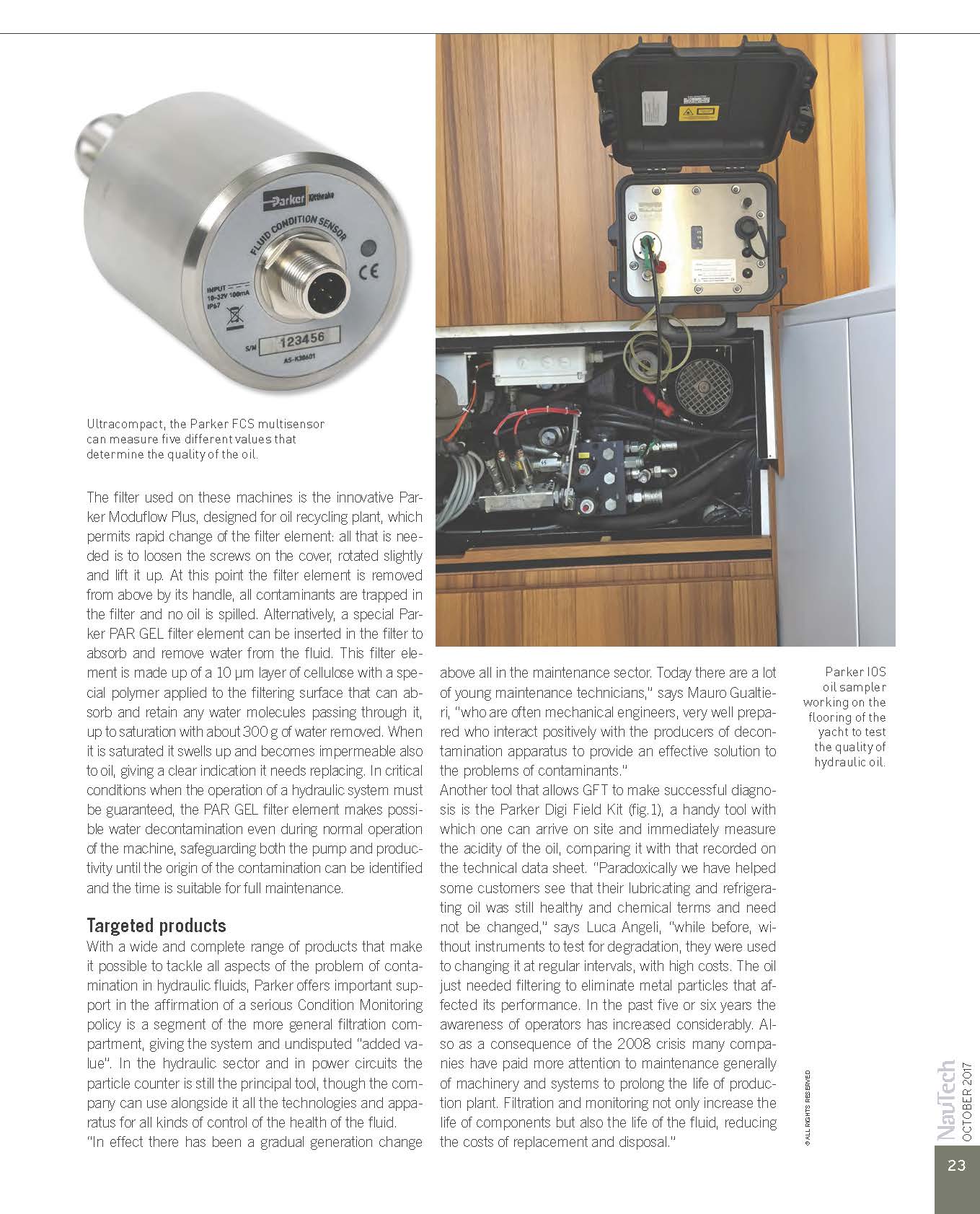 L'efficienza dei sistemi filtranti GFT a bordo delle imbarcazioni