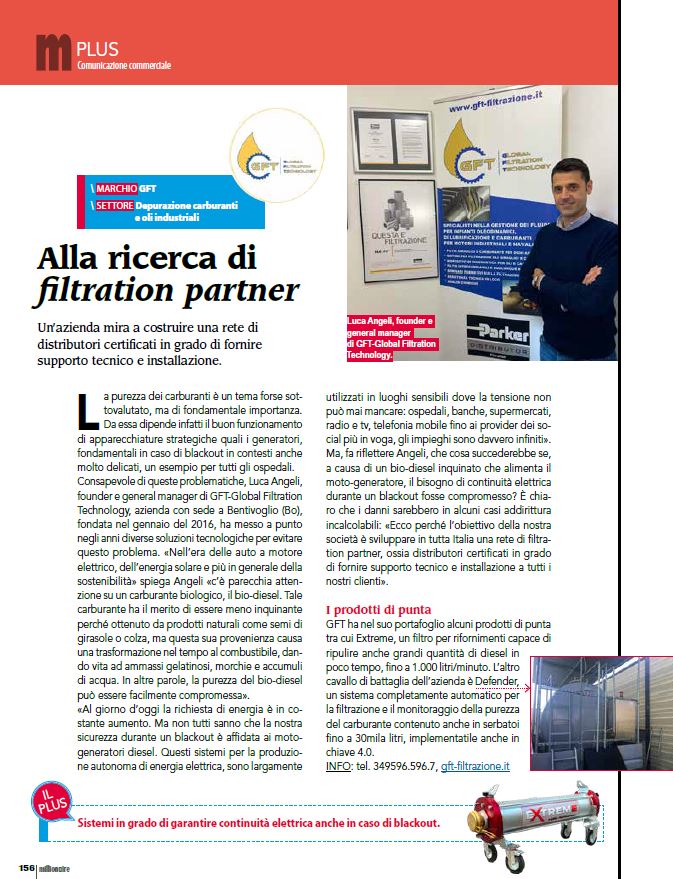 La filtrazione industriale è un pilastro della transizione ecologica
